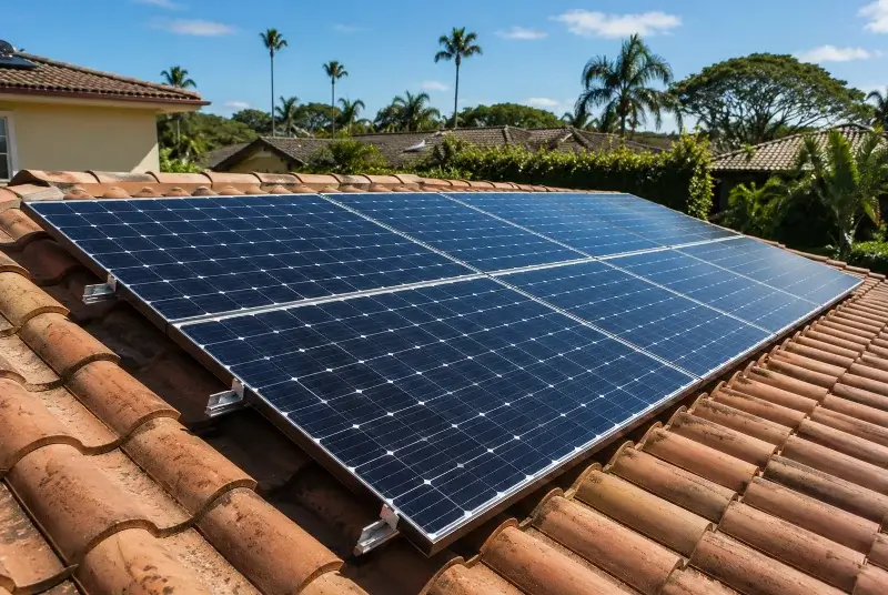 Installation de panneaux solaires à Saint-Trivier-de-Courtes